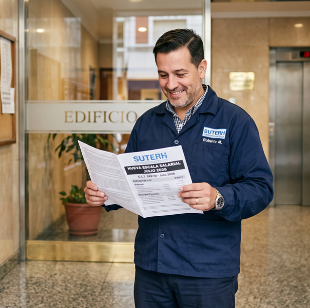 escala salarial encargados de edificio julio 